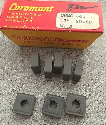 SANDVIK Coromant Cemented SNMG 544 135 20462 MY.2 Lathe Carbide Inserts 8Pcs New