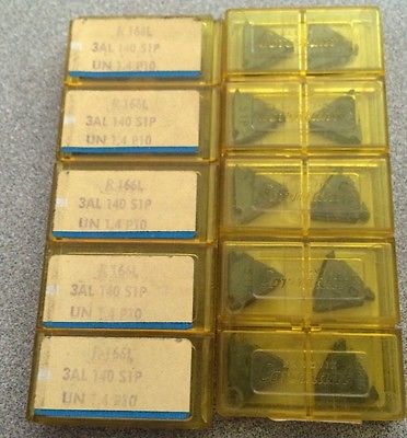 SANDVIK Coromant R166L 3AL 140 S1P UN 1.4 P10 Threading Lathe Carbide 10 Inserts