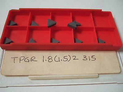 SANDVIK Coromant TPGR 1.8 1.5 2 315 Lathe Carbide Inserts 10 Pcs New
