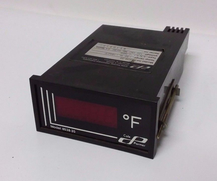 COLE PARMER Instrument Company 8538-20 Temperature controller Display