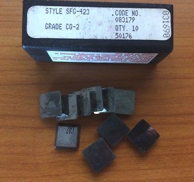 10 Pcs RTW SFG-423 CQ-2 083179 Carbide Inserts Lathe Mill Milling Tools New