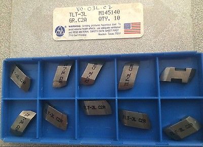 TGI TLT 3L C2A Lathe Grooving Carbide Inserts 10 Pcs Tool Tools New