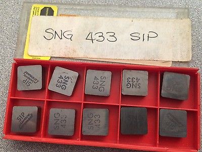 SANDVIK Coromant SNG 433 S1P Lathe Mill Tools Carbide Inserts 10 Pcs New