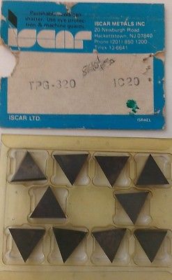 ISCAR TPG 320 IC 20 Carbide Inserts 10 Pcs Lathe Turning New Mill Tools
