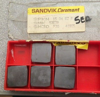 SANDVIK Coromant SMKN 15 04 EZ R SMK 53E3R SM30 Lathe Mill Carbide Inserts 5 Pcs