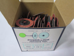 100 Pcs MERIT Power-Lock Abrasive Disc 62206 PLD 1-1/2