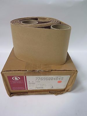 Carborundum Abrasives 4 x 132" A/O resin Cloth Belts Qty 3 Grit 80 Brand New