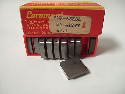 SANDVIK Coromant SMK 63E3L S6 41297 Lathe Mill Carbide Inserts 10 Pcs New