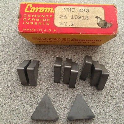 SANDVIK Coromant TNU 433 S6 10212 Lathe Carbide Inserts 10 Pcs New Tools