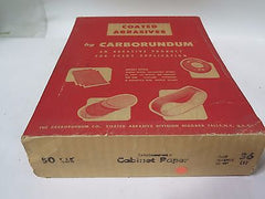 Carborundum Abrasives Cabinet Paper NPS-3287 Qty 50 Grit 36 Brand New