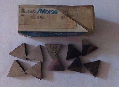 10 Pcs Super Morse TNU 543 M5 Lathe Indexable Carbide Inserts Mill Tools