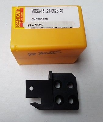 SANDVIK COROMANT MBS6 151.21 062B 40 Carbide Inserts Lathe Tool Holder Blade New