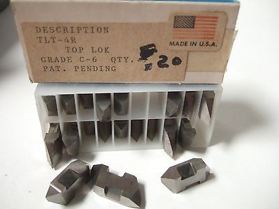 SANDVIK Coromant TLT 4R TOPLOK Grade C6 Lathe Grooving Carbide Inserts 20 Pc New