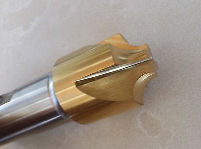 MELIN 4 Flute Corner Rounding Cobalt 5/16 Radius 7/8 Shank RC-2810 TIN End Mill