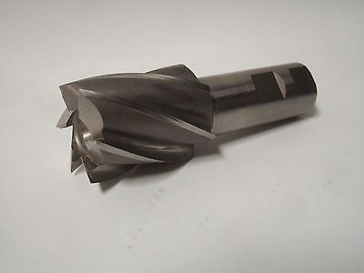NATIONAL TWIST Single end HSS Helex End Mill 1-1/2" 6 Flute, 1" dia Shank
