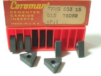 SANDVIK Coromant TNMG 333 15 015 78082 AP 1 Lathe Carbide Inserts 10 Pcs New