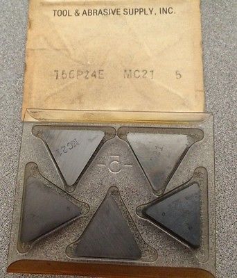 TOOL ABRASIVE SUPPLY T56PZ4E MC 21 Mill Lathe Mill Carbide 5 Inserts New Tools