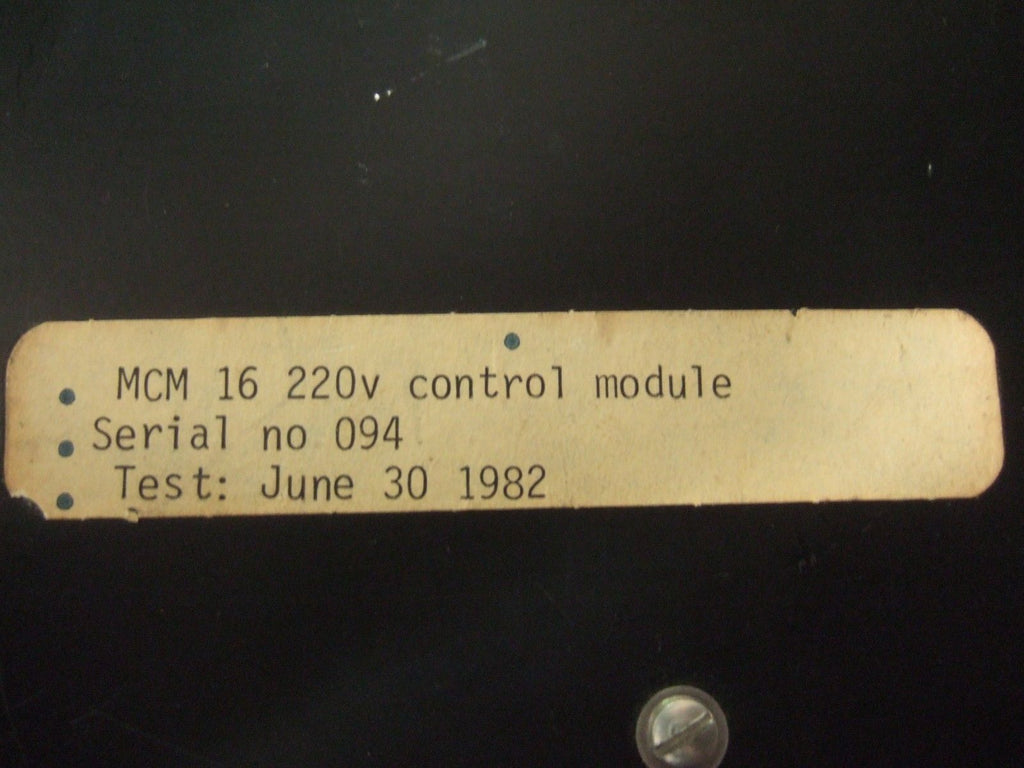 VICI VALCO Instruments Multiposition Control Module MCM 16 220V Made In USA