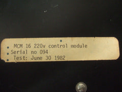 VICI VALCO Instruments Multiposition Control Module MCM 16 220V Made In USA