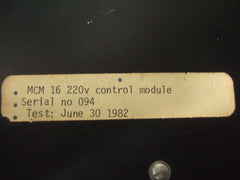 VICI VALCO Instruments Multiposition Control Module MCM 16 220V Made In USA