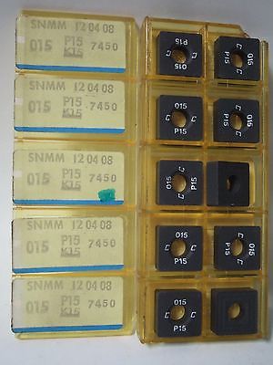 SANDVIK Coromant SNMM 432 71 015 12 04 08 P15 K15 Lathe Mill Carbide 10 Inserts