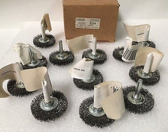 Lot of 12 Wire Brush Wheels 1/4