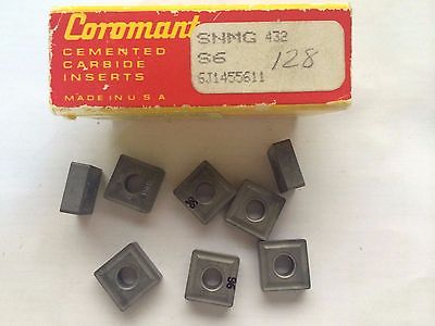 8 Pcs SANDVIK Coromant Cemented SNMG 432 S6 128 Lathe Carbide Inserts Tools New