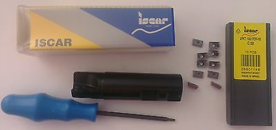 ISCAR E90A D1.00-W1.00-M Indexable End Mill Holder APKT 1003 Carbide Inserts New