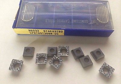 10 Pcs SUMITOMO SPMM 3T2EMX AC 720 SPMT 09T308N H6032 Lathe Mill Carbide Inserts