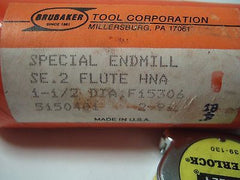 BRUBAKER TOOL CORPORATION HSS End Mill 1-1/2