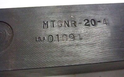 ISCAR MTGNR 20 - 4 Indexable Turning Grooving Cut Off Self Grip Tool Holder New