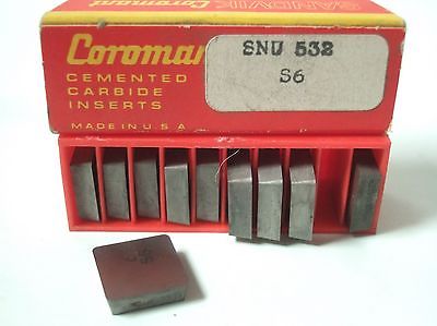 SANDVIK Coromant SNU 532 S6 Lathe Mill Carbide Inserts 10 Pcs New
