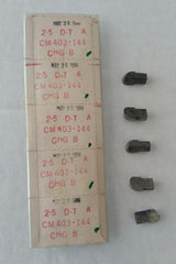 5pcs 2-5 D-T A CM403-144 CHG B Carbide Inserts Grooving New