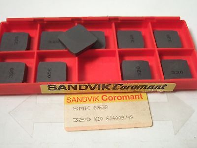 SANDVIK Coromant SMK 63E3R 320 K20 Lathe Mill Carbide Inserts 10 Pcs New