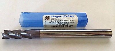 Niagara Cutter 1/2 x 1/2 x 1-1/2 x 6 4F SE 30 C430 End Mill Tialn Carbide 55822