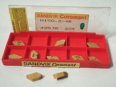 SANDVIK Coromant N150.2 400 435 P35 Grooving Lathe Carbide Inserts 10 Pcs New