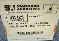 Lot of 30 Pcs Standard Abrasives Flexible Flap Wheel 613125 2x1/2x1/4 60 Grit