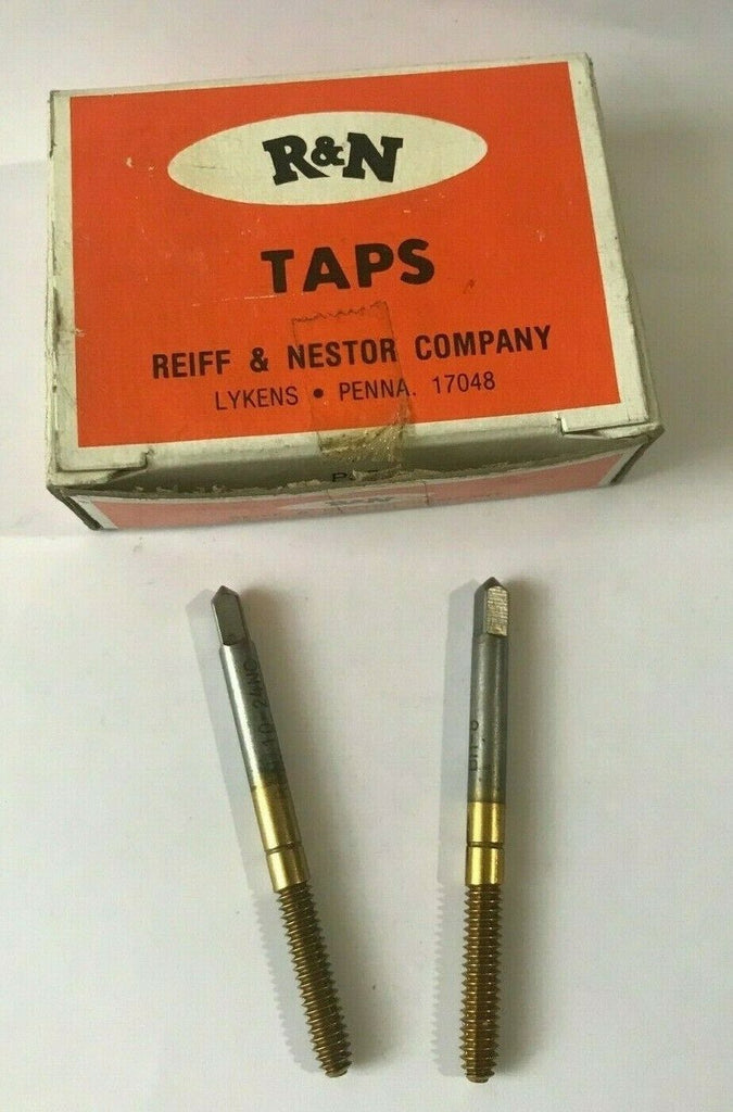 Lot of 2 Reiff Nestor R&N Thread Former HSS Taps 10 - 24 NC BH-8 Tin New USA