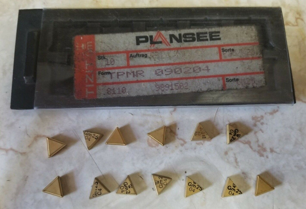 13 Pcs Plansee TPMR 090204 Gm25 04 P25 8130 Lathe Mill Carbide Inserts Tools