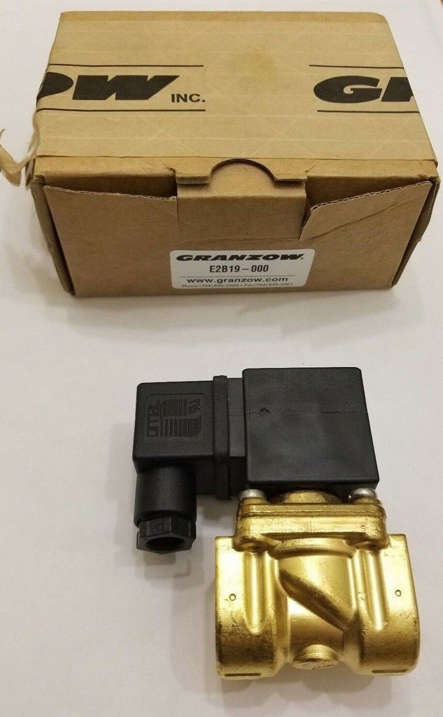 Granzow E2B19-000 Series E 2-way Normally Closed Solenoid Valve 1/4" Size