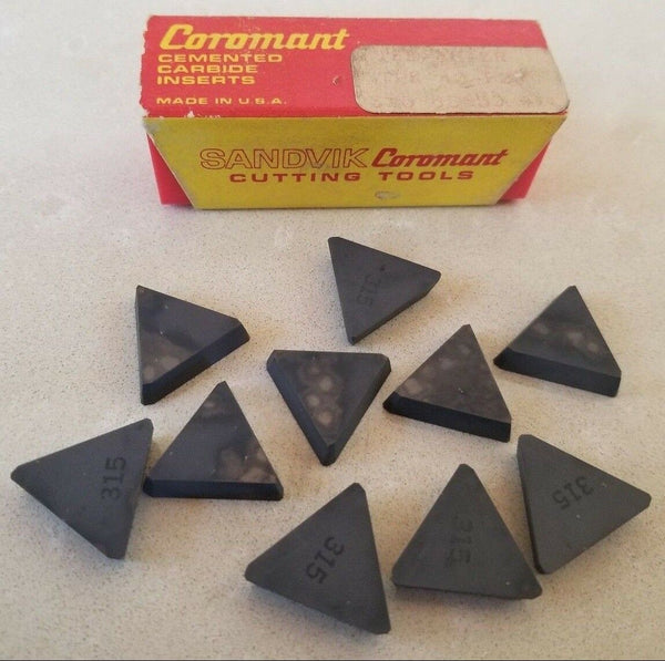 SANDVIK Coromant TFE-43-ZR TPR-43-F2R 315 Lathe Mill Carbide Inserts 10 Pcs