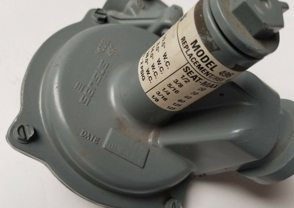Sensus Model 496 Gas Regulator 1 PSIG- 2 PSIG 3/16 125 PSI