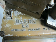 Darex Model M2 Drill Sharpener 1/2 HP 115 Volt Drill Capacity 1/16 thru 3/4