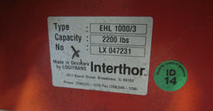 Interthor Electric Thork-Lift Scissor Lift Pallet Jack 2200 Lbs Model EHL 1000/3