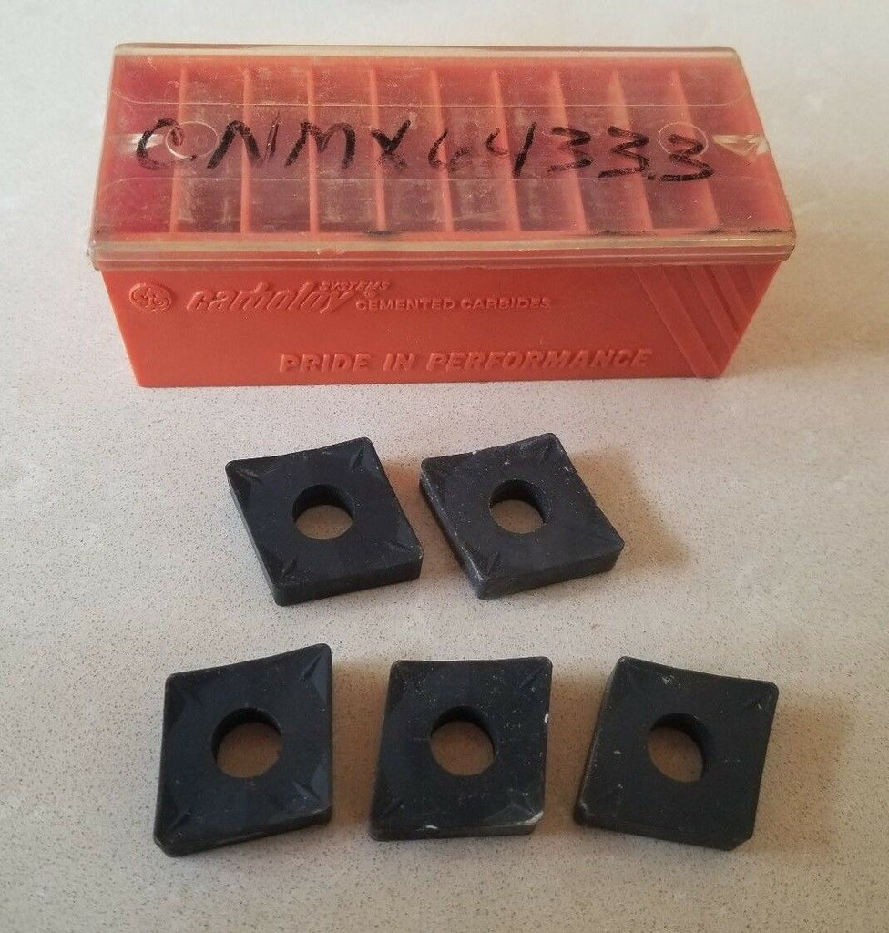 5 Pcs Carboloy Grade 570 CNMM 643E 52 130 214431 Carbide Inserts Tools