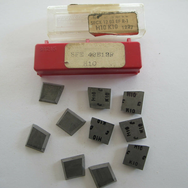 SANDVIK COROMANT SFCX 12 03 EF R1 H10 K10 1277 Lathe mill Carbide Inserts