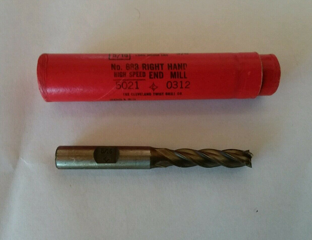 Cleveland #683 HSS End Mill 3/8