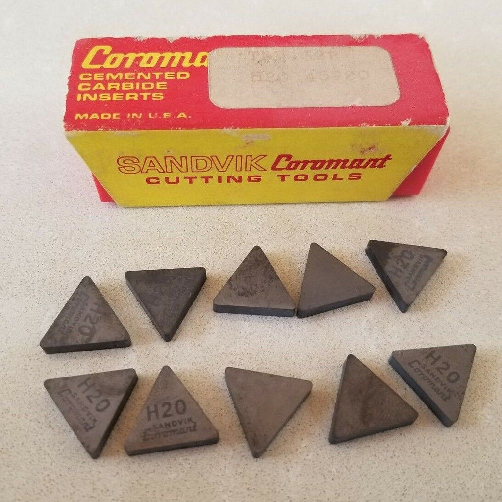 SANDVIK Coromant TNU H2O 45980 Lathe Mill Carbide Inserts 10 Pcs