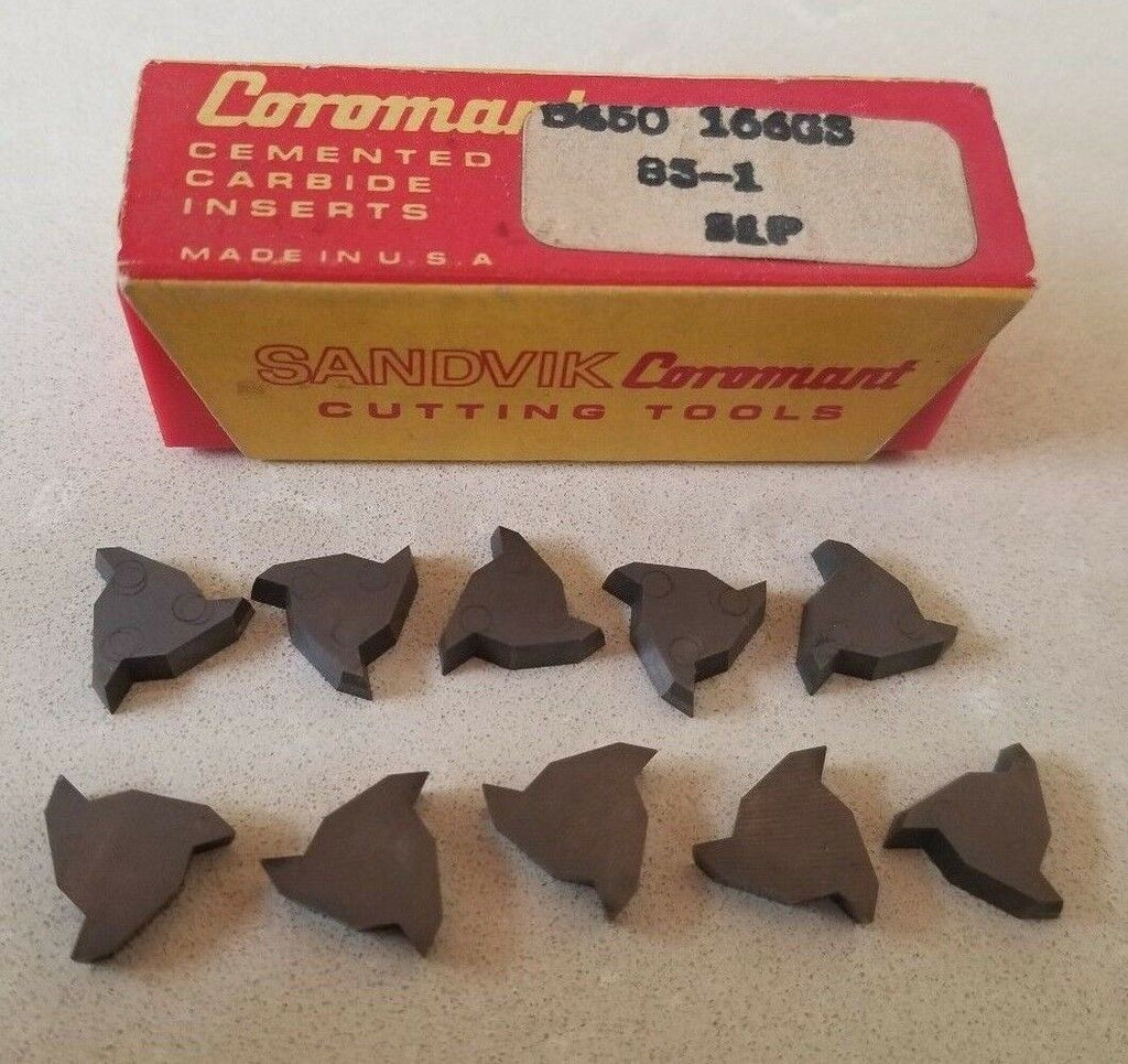 SANDVIK Coromant B450 166GS 83-1 S1P Lathe Mill Carbide Inserts 10 Pcs