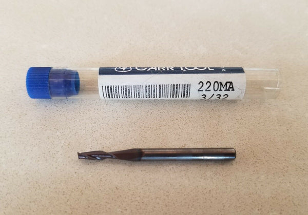 GARR Tool 220MA 3/32" End Mill Carbide EDP # 11057 2 FL New